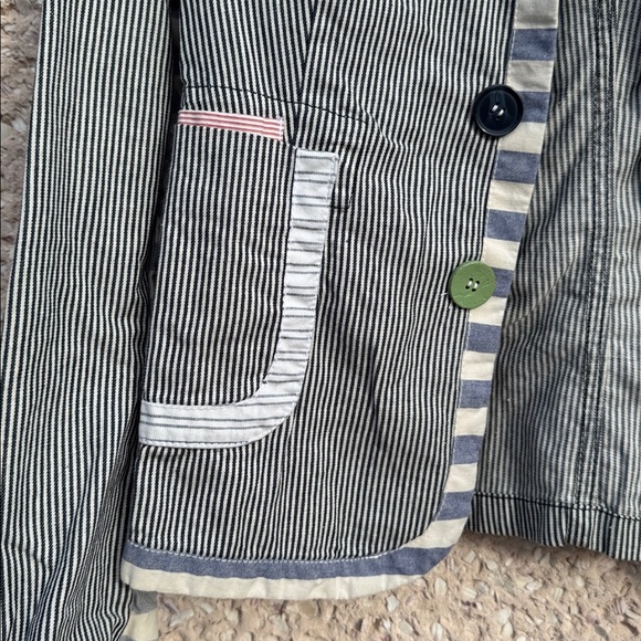 Desigual Multi Media Embellished Striped Jacket - Picture 7 of 12